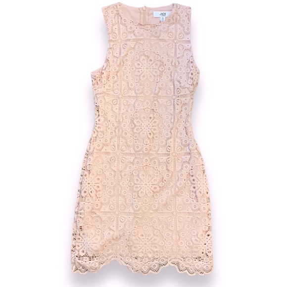 NWT Jack by BB Dakota pink lace dress. Size XS - Picture 3 of 16